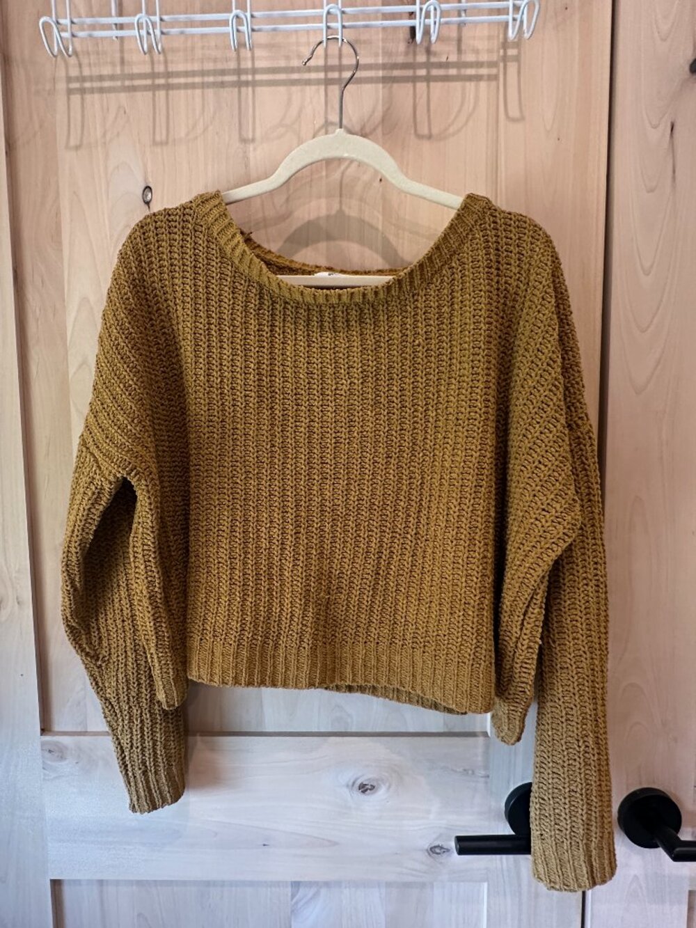 Cropped Yellow Sweater